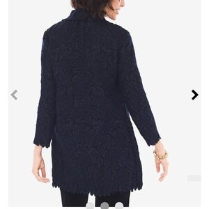 Chico’s Size 3 Travelers Collection Crushed Jacket